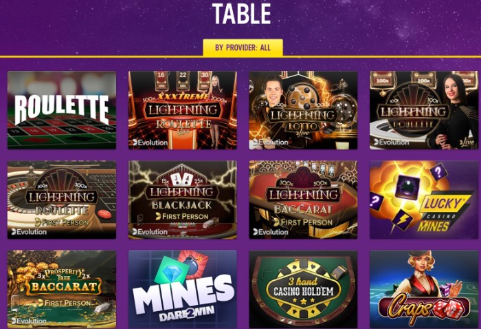 LuckyCasino - Play Table Games