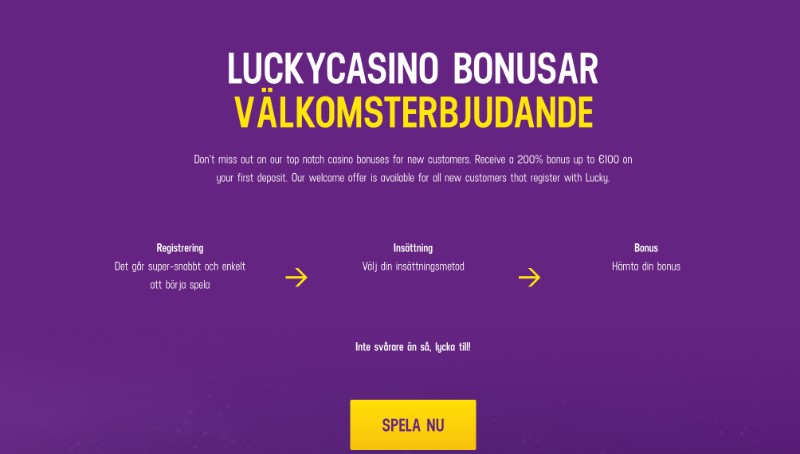 Lucky Casino Bonus